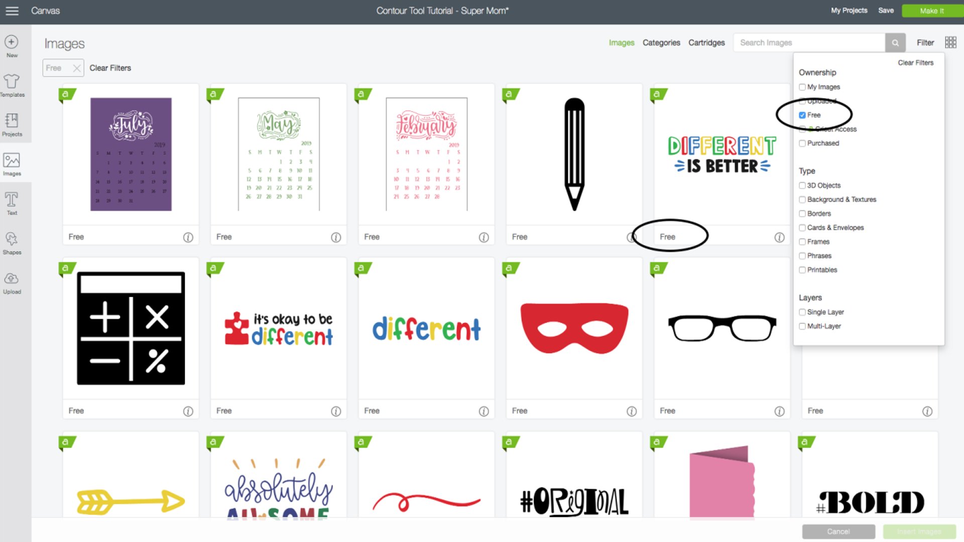 Cricut Design Space Screenshot 2